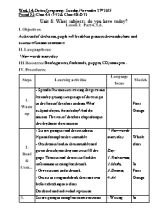 Giáo án Tiếng anh lớp 4 - Tiết 53 đến 56 - Năm học 2015-2016